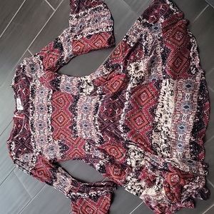 Holding Horses by Anthropologie printed  dress size M